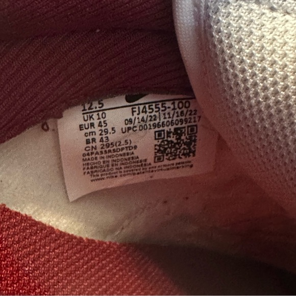 Nike Dunk Low PRM Vintage Team Red Size 11 🚨FINAL DROP🚨 - Picture 8 of 9